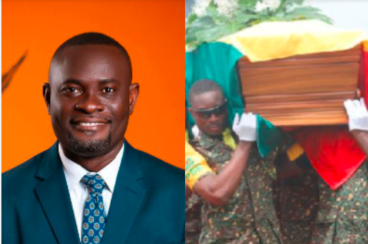 Former deputy Minister of Finance John Kumah Ampontuah who died in March was laid to rest at his hometown in Ejisu today.