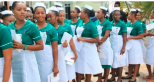 GRNMA President, Mrs Perpetual Ofori-Ampofo has asked the government to pay Ghanaian Nurses GHC10,000 or more or less they will continue to leave for other countries after completion of school.