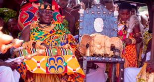The Golden Stool is the Asante people's sacred symbol and is thought to hold the sunsum, or soul, of the Asante people.