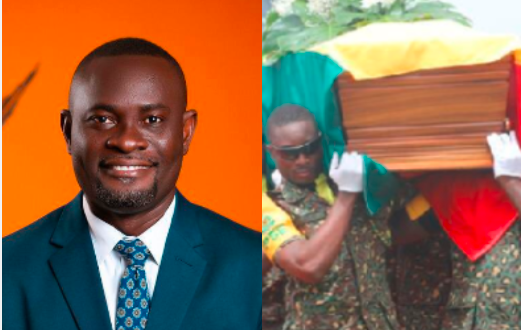 Former deputy Minister of Finance John Kumah Ampontuah who died in March was laid to rest at his hometown in Ejisu today.