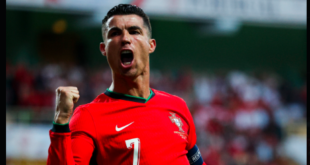 Portugal defeated Ireland 3-0 in their final Euro qualifying match, with Cristiano Ronaldo scoring a brace.