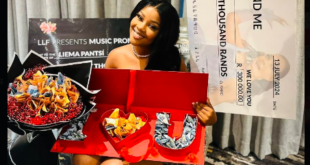 Big Brother Mzansi Star and SA singer, Liema Pantsi was overwhelmed with the love her fans-LLF showed her by gifting her a whopping R300,000, R10,000 for a music promo, and R10,000 from her South African fans.