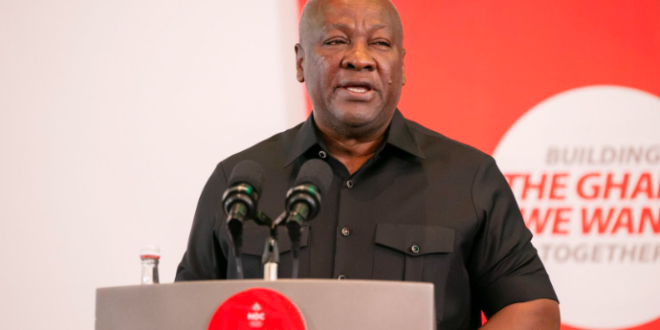 The National Democratic Congress’ (NDC) flagbearer, John Dramani Mahama, has underscored the importance of electing “an experienced leader” to revitalize the country’s fortunes.