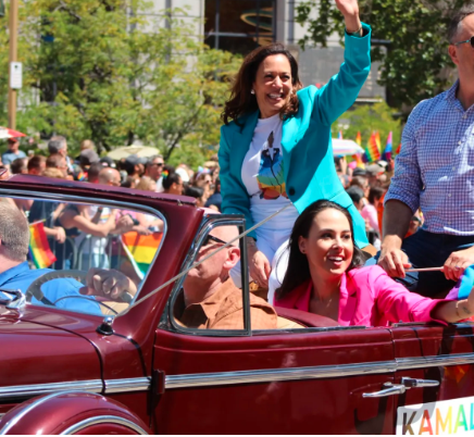 Vice President Harris at the Pride Parade in San Francisco, California