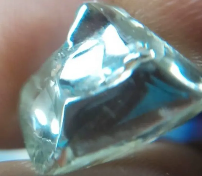 This is Mr Goud's diamond he found