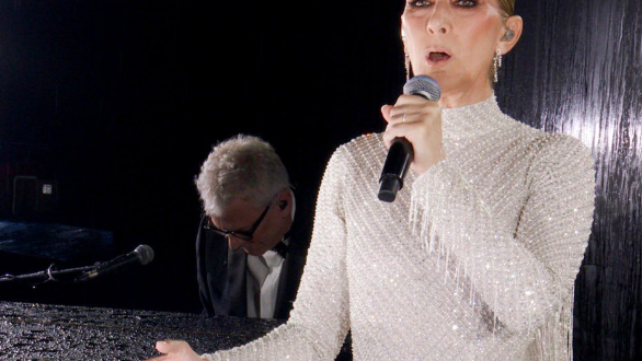 Céline Dion's performance from the Eiffel Tower during the 2024 Olympics opening ceremony. Friday is proof that the heart will go on.