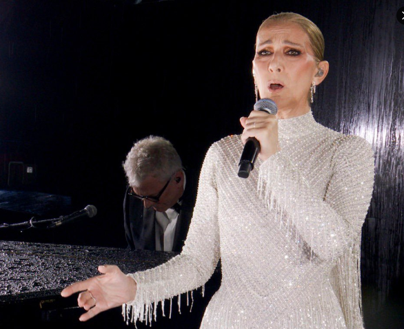 Céline Dion's performance from the Eiffel Tower during the 2024 Olympics opening ceremony. Friday is proof that the heart will go on.