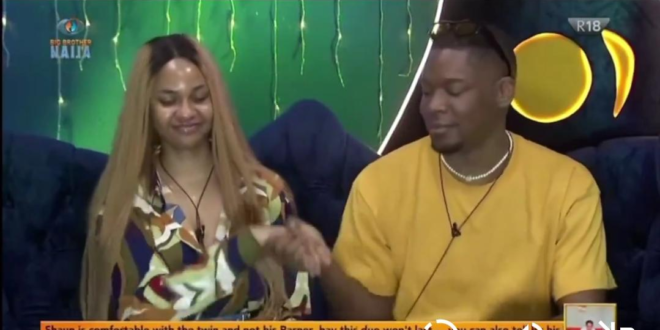 Fans of Big Brother Naija couldn't stop talking about Shaun's strange handshake with Victoria and his confrontational attitude in the diary room.