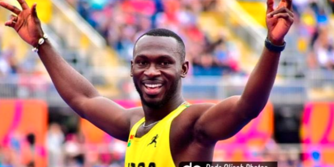 Ghana's  Benjamin Azamati was in the first heat in lane 6. He finished with a time of 10.08 seconds, setting a new national record. Azamati's impressive performance secured his spot in the semi-finals.