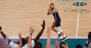 Stephen Curry didn’t care if he and Team USA were in enemy territory. Curry logged three points (1-9 FG, 0-6 3Pt, 1-1 FT), four assists and one rebound in 21 minutes during Team USA's 103-86 win over South Sudan on Wednesday.