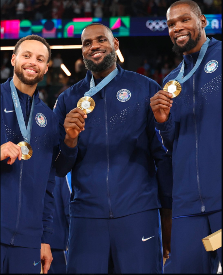 Stephen Curry, LeBron James, Kevin Durant win Gold