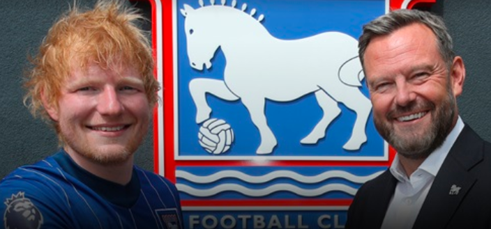 Singer-songwriter Ed Sheeran has acquired a minority stake in Premier League club Ipswich Town.