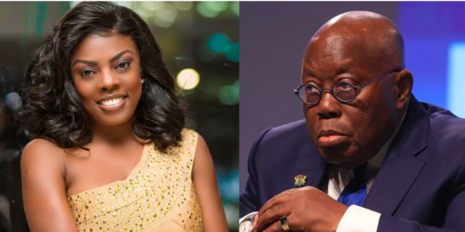 Ghanaian media personality Nana Aba Anamoah has sharply criticized President Akufo-Addo for appointing what she describes as “incompetent” individuals to manage the country’s healthcare system.