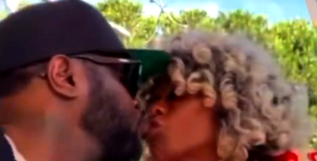 Well, in one resurfaced video, Sean "Diddy" Combs, a music mogul and founder of Bad Boy Records, kisses a woman who looks like his mother, Janice Combs, on her mouth outside his home in South Florida.