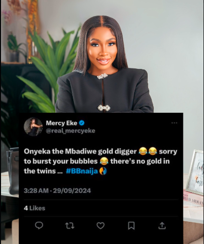 Mercy Eke of BBnaija Season 4